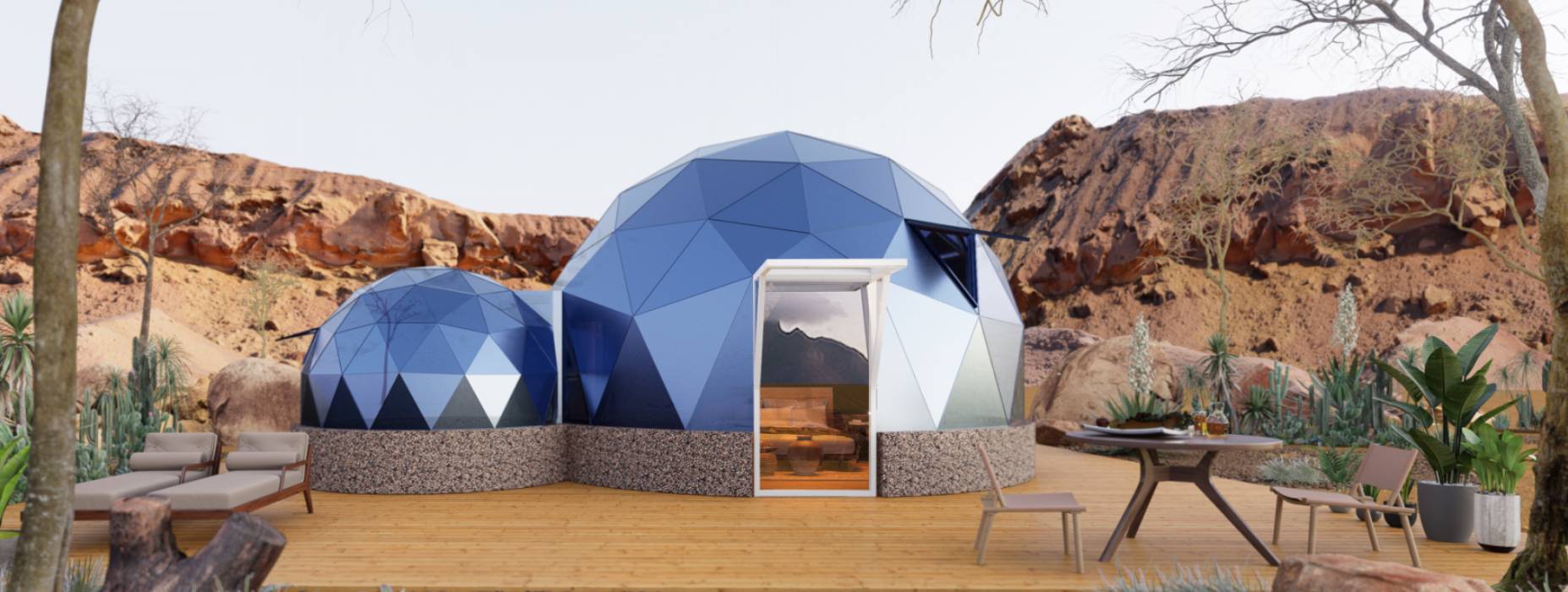 平鲁区球形智能光伏玻璃星空房